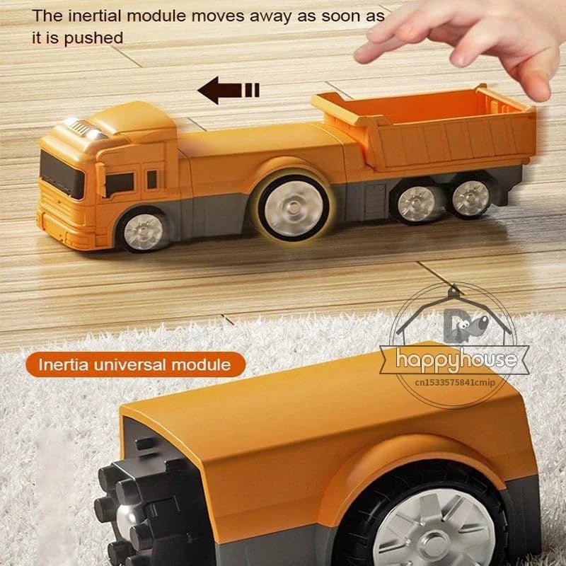 Transforming Robot Car Toy - Magnetic Blocks for Kids - silverfoxgoods